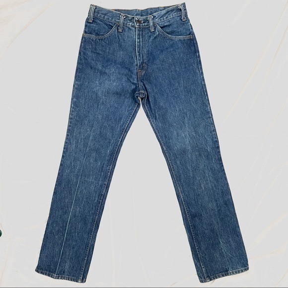 VTG 70’s Plain Pockets High Rise straight fit jeans - Picture 14 of 14